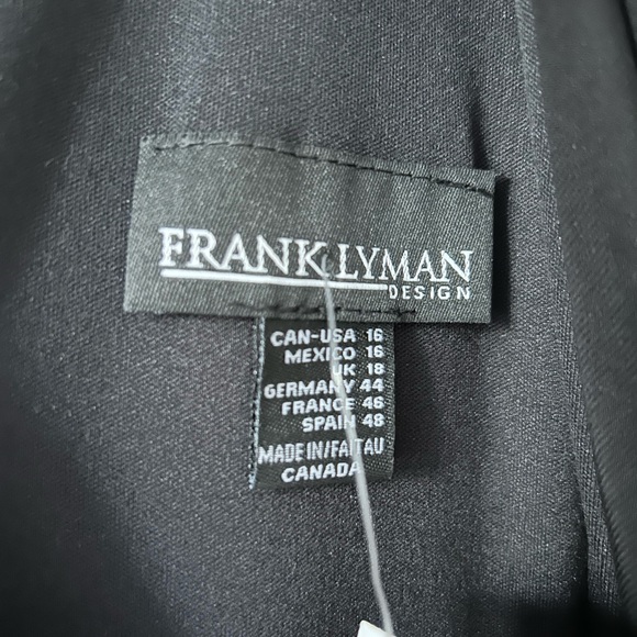 Frank Lyman Ruffle Dress - Size 16 - Picture 3 of 4